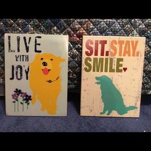 Cute Dog Wall Decor